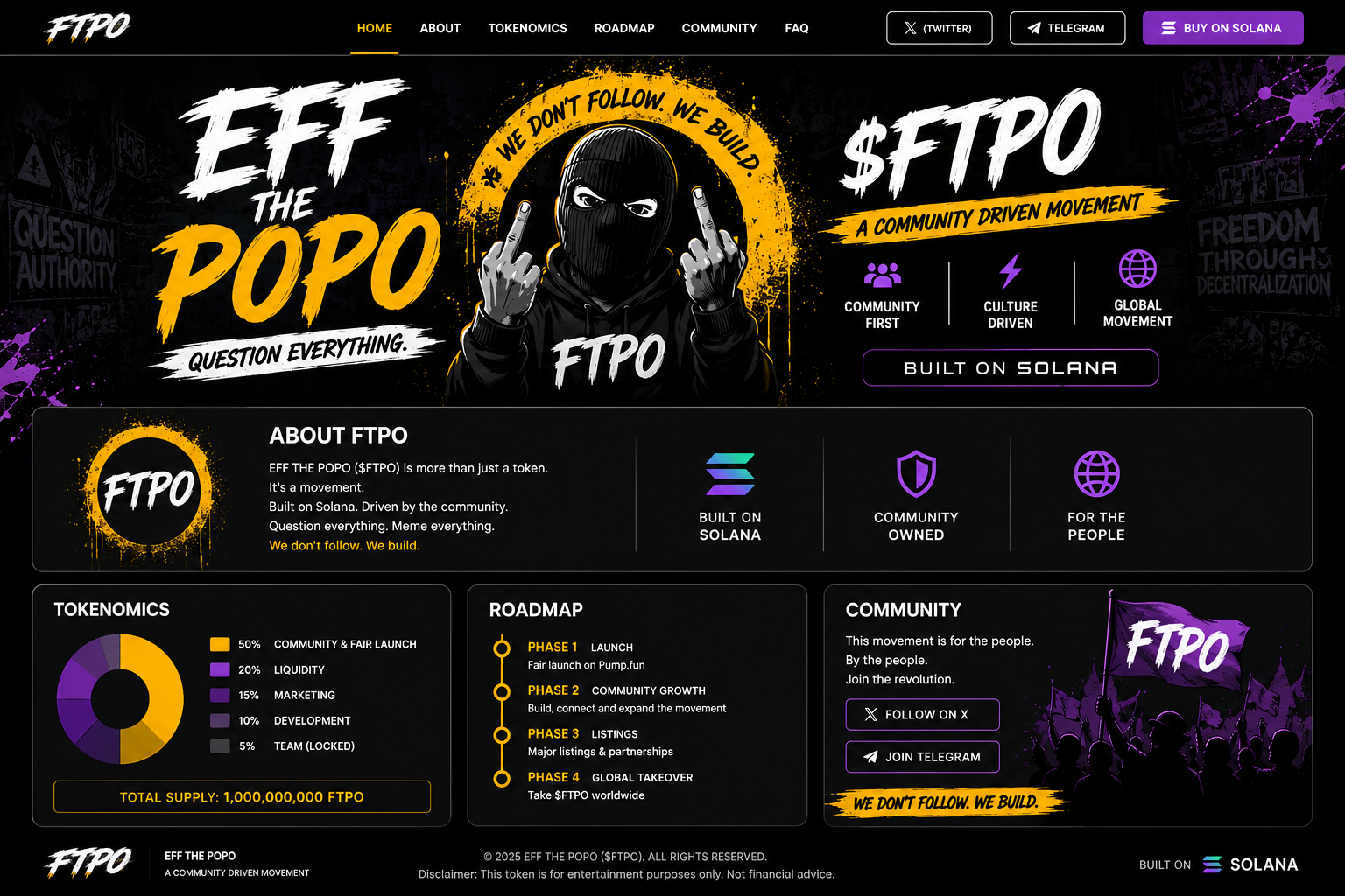 EFF THE POPO FTPO artwork
